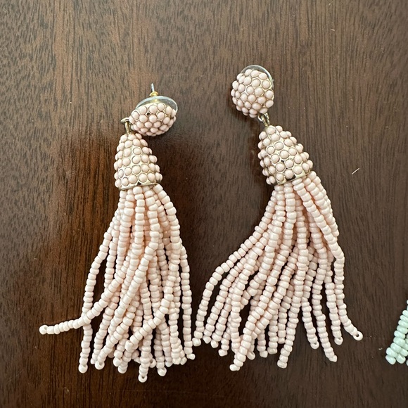 BaubleBar Jewelry - Baublebar Pink Beaded Tassel Earrings